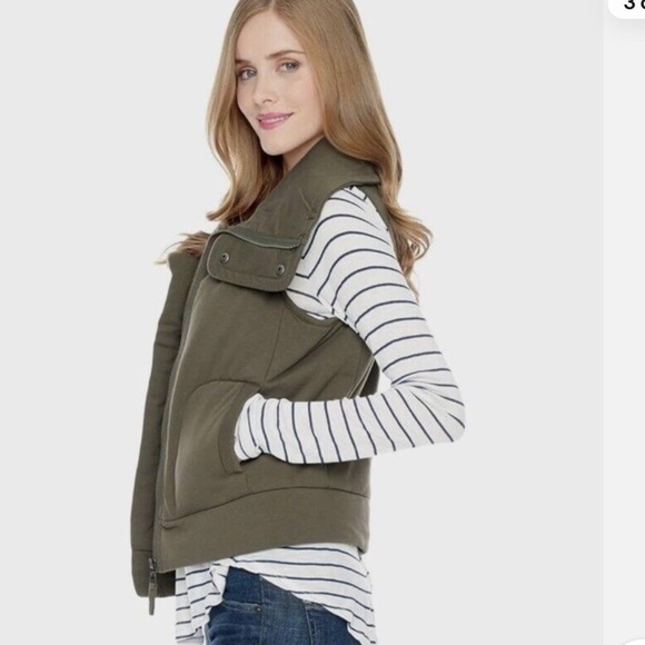 Splendid Bridger Quilted Moto Vest - Picture 14 of 16